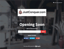 Tablet Screenshot of justconquer.com